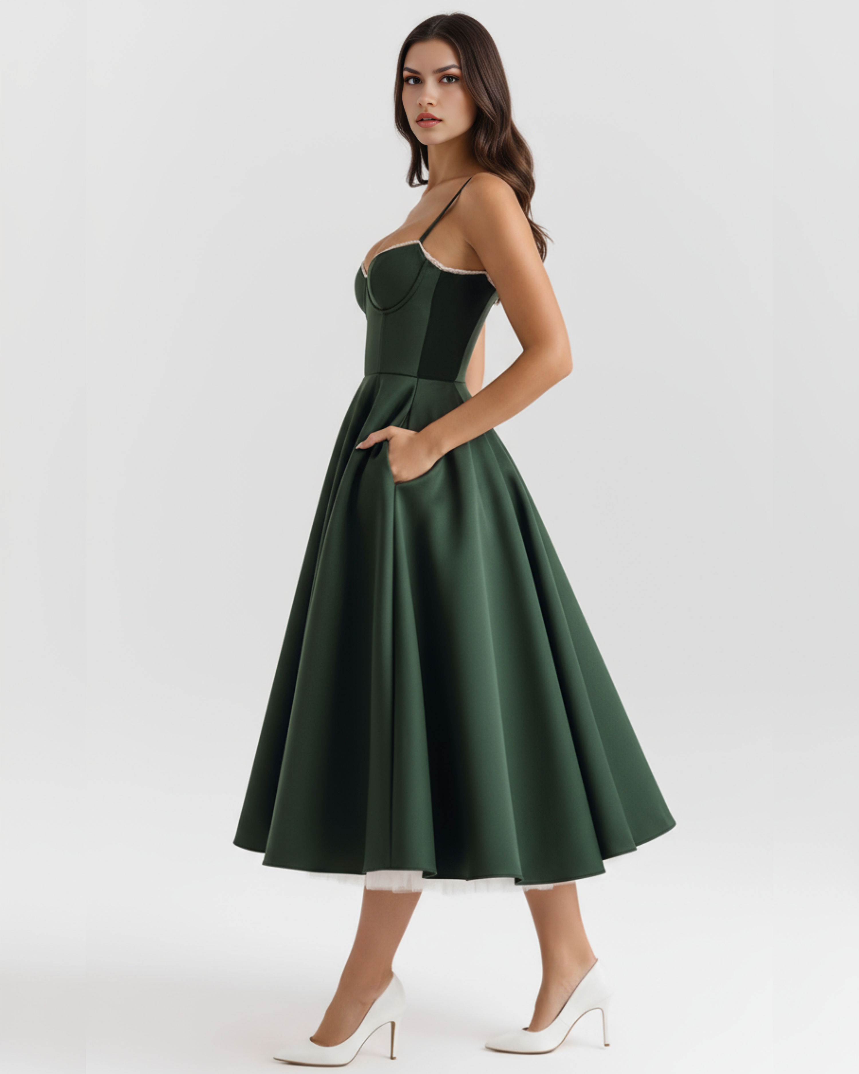 Selene Midi-Kleid
