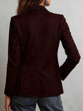 Braune Wildlederjacke