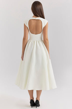 Cassiane Midikleid - Elfenbein