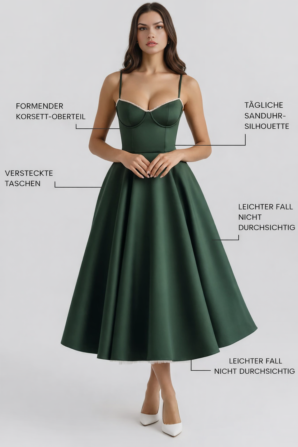 Selene Midi-Kleid
