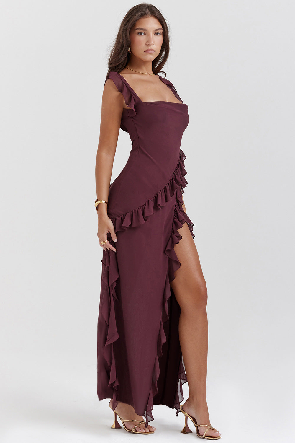 Amira Kleid – Dunkelpflaume