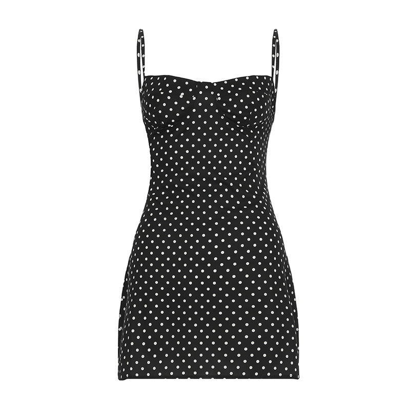 Capri Polka Mini Kleid