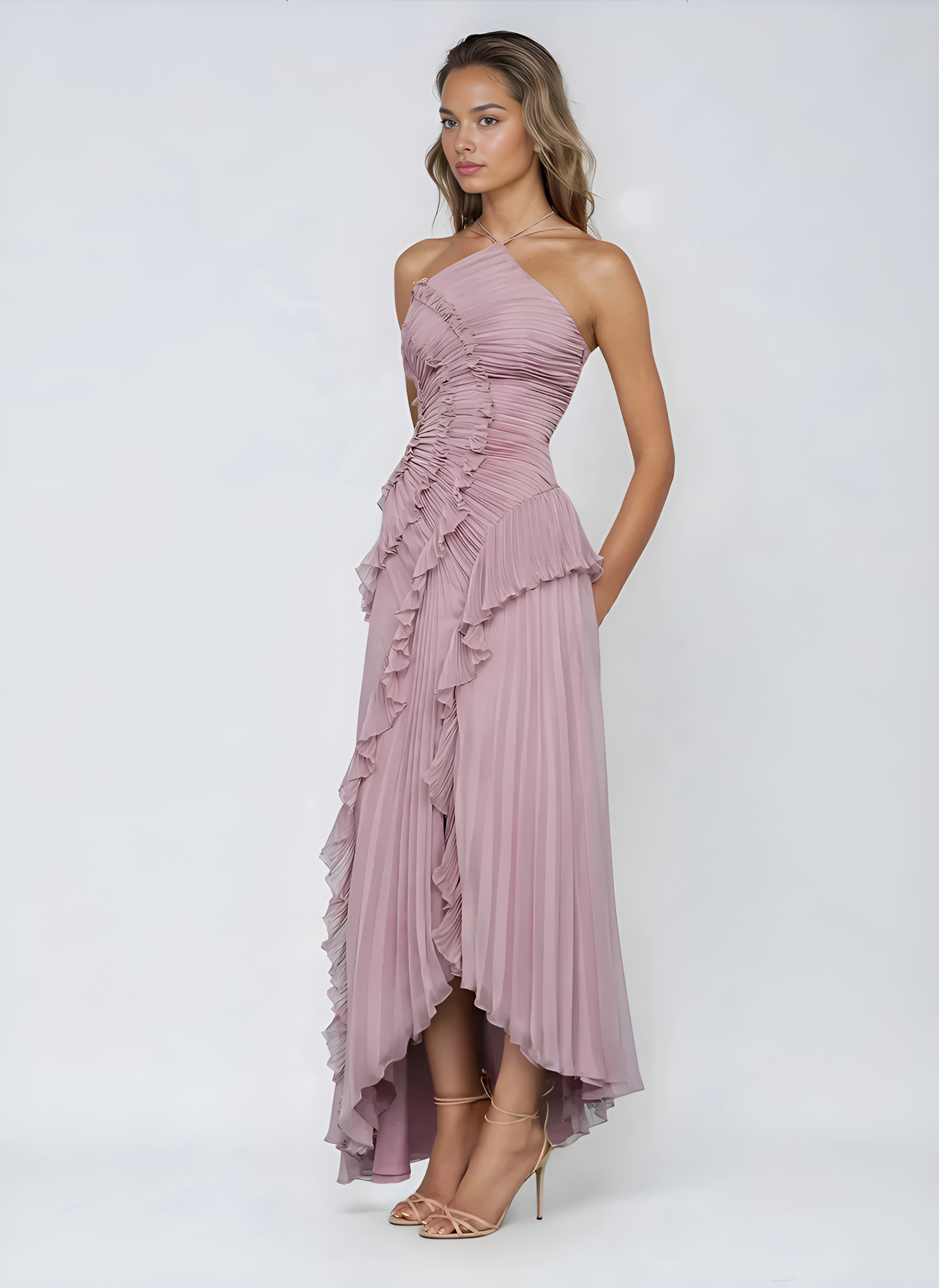 Eva Volant-Kleid