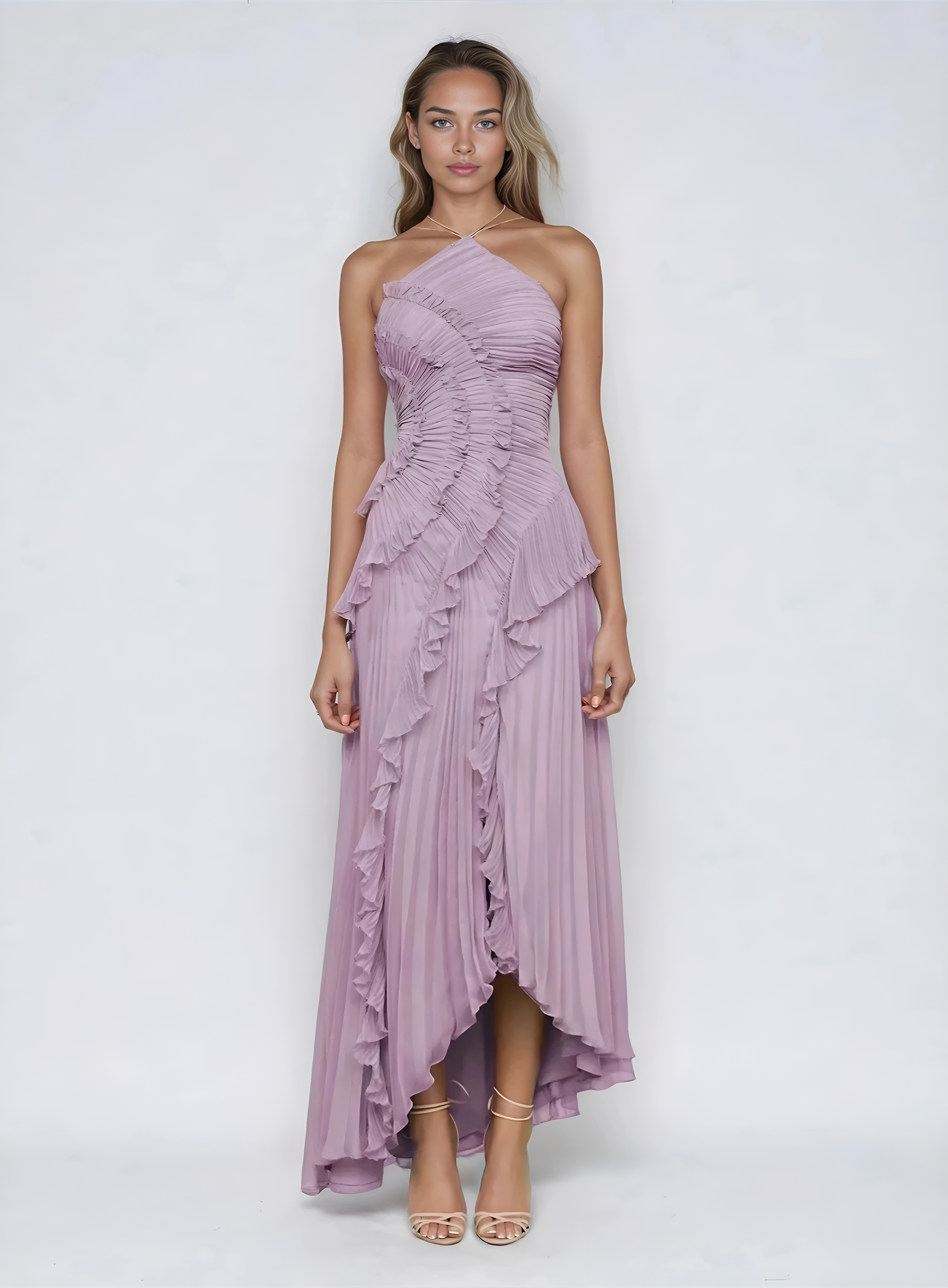 Eva Volant-Kleid