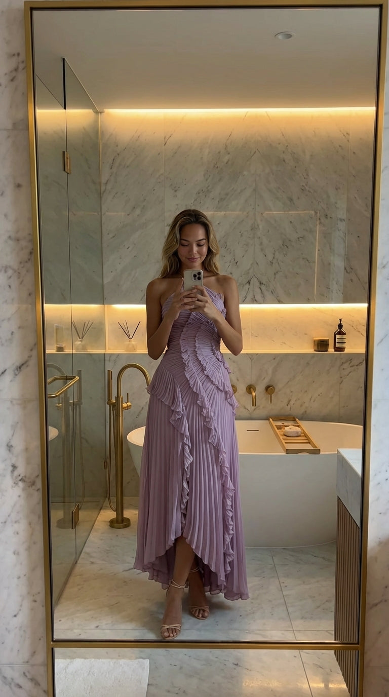 Eva Volant-Kleid