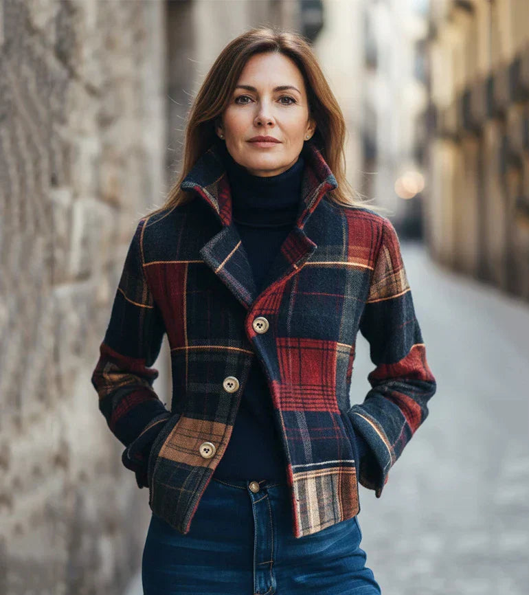 Warme Karojacke Sophie